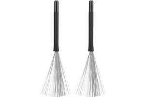 Drum Brushes, Drum Set Brushes Wire Drum Brushes for Folk Drummers for Rock Band