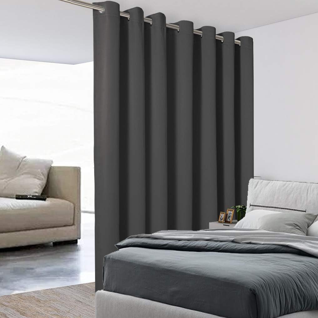 Amazon.com: BONZER Room Divider Curtain Total Privacy Wall Grommet