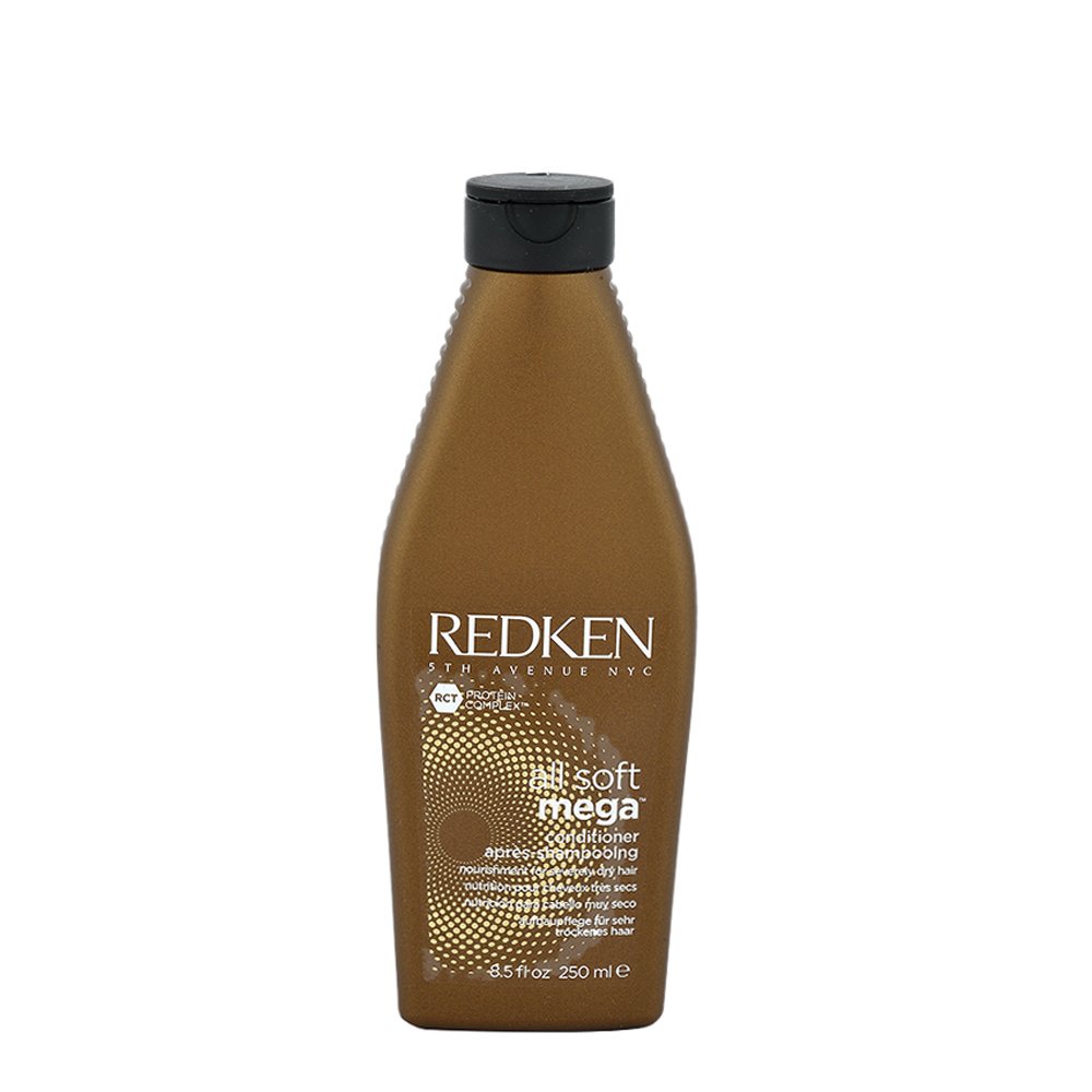 REDKEN | All Soft Mega, Conditioner, Infused with Aloe Vera, For Severely Dry, Coarse Hair, Hydrates & Softens, 250ml