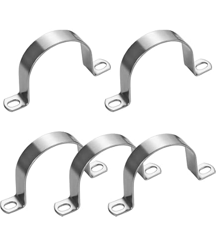 NGe 8inch Rigid Pipe Strap Clap-Two Hole Strap-U Bracket Tube Clip NGe 8inch Rigid Pipe Strap Clap-Two Hole Strap-U Bracket Tube Clip