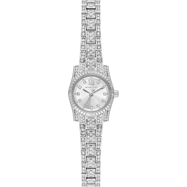 Michael Kors, Stainless Steel, Diamond Watch Michael Kors Sawyer Chronograph Glitz Silver Diamond Women main image 4