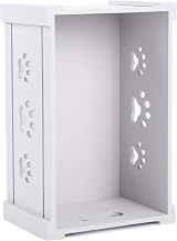 Green Leaves Paw Shaped Cutout Dog Toys Storage Box Large Grey view 2