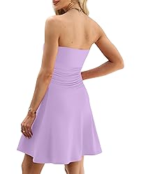 OFEEFAN Womens Summer Dresses 2025 Strapless Tube