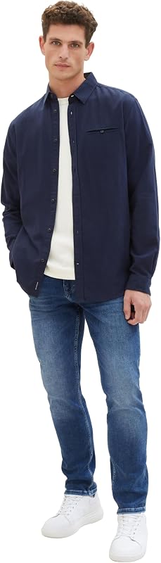 Josh Regular Slim - Jeans da Uomo, 10119 - Used Mid Stone Blue Denim, 36W x 32L