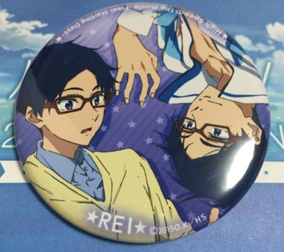 Amazon Free ハイスピード 舞台挨拶 来場者特典 缶バッジ 竜ヶ崎怜 バッジ ホビー