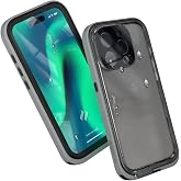 Catalyst Total Protection Case for iPhone 15 Pro - 5X More Waterproof iPhone Case, Highly Responsive Screen and Face id, Survives up to 65% Higher Drops Gray