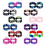 Stuppendux 24PCS Silicone Flexible Ear Tunnels