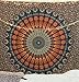 Tapestry wall hanging Twin Hippie Mandala Bohemian wall tapestry Psychedelic Indian Bedspread Magical Thinking Tapestry 84x54 Inches,(215x140cms)