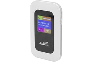 Luqeeg WiFi Hotspot Device, Easy Plug & Play Setup 300MBPS High Speed 4G Portable Mobile Hotspot Device with Long Battery Lif
