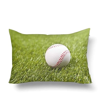 Amazon Com Baseball Fake Green Grass Sport Pillow Cases