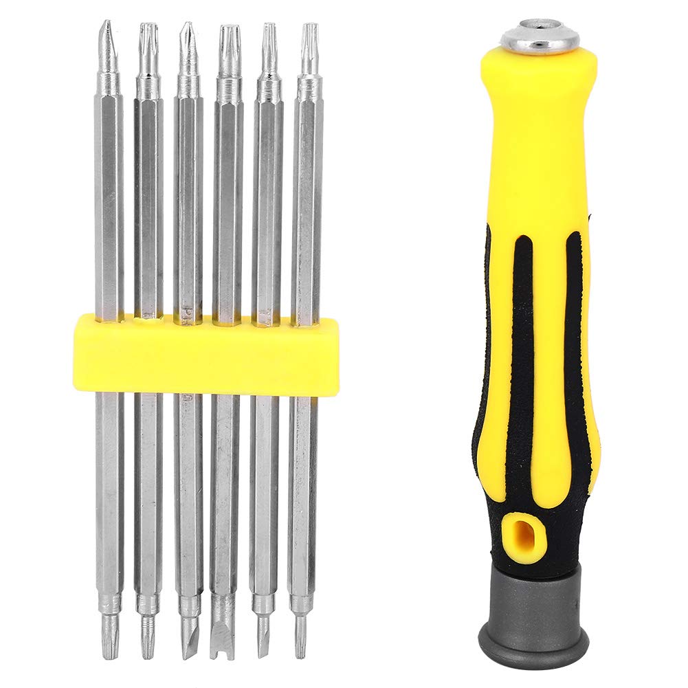 Universal Precision Screwdriver Set Multi-Bit Tool Kit for Electronics Repair and Machine Maintenance with Flat Phillips Torx Bits Ergonomic Handle for DIY Tech Repairs