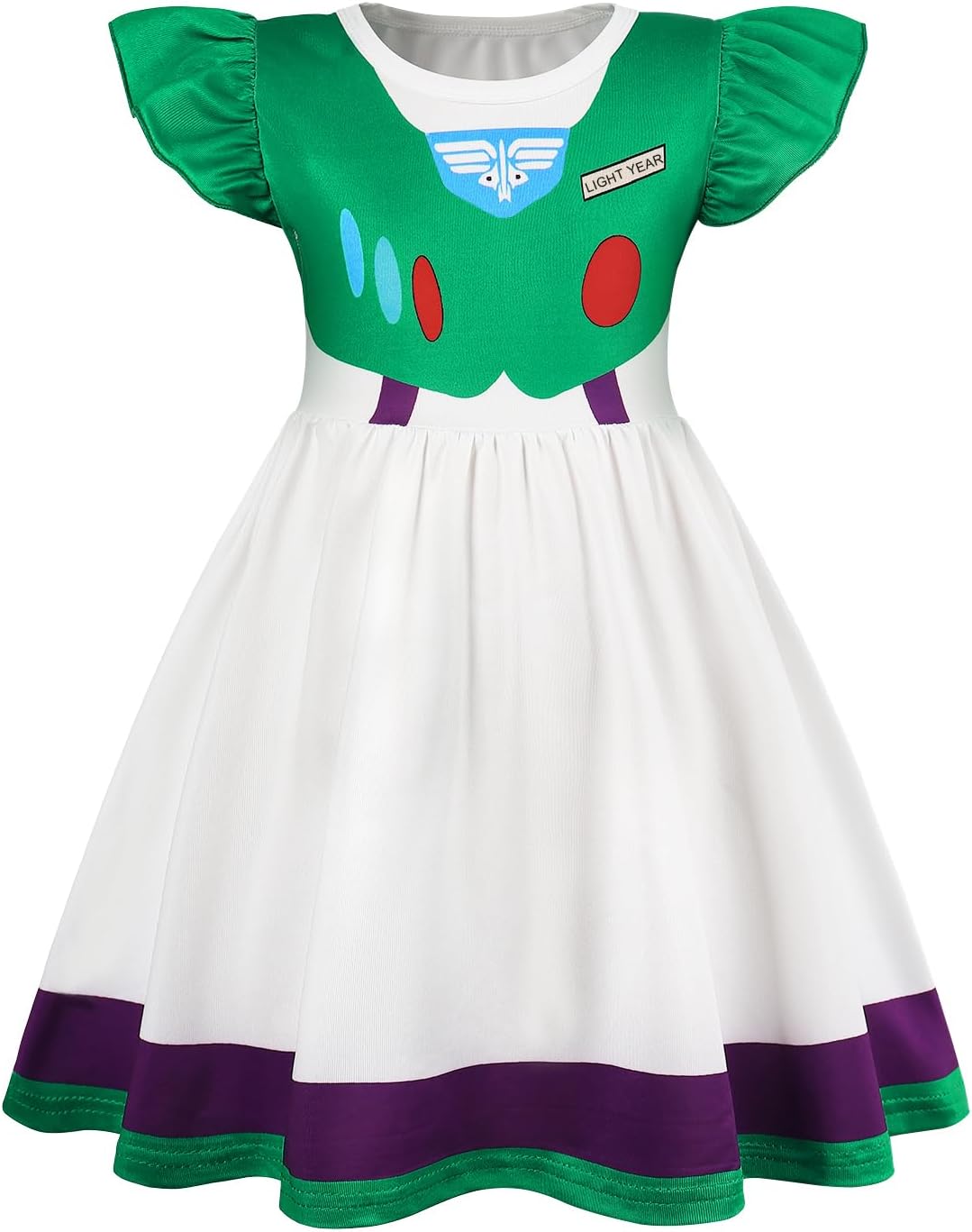 AmzBarley Princess Costume for Girls Halloween Outfit Kids Dress Up Clothes Age 1-10 Years Birthday Party Gifts