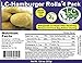 LC Foods Low Carb Soft Baked Hamburger Rolls (4 Pack) | Made with Butter & Wheat Protein | No Artificial Flavor | No Sugar | Diabetic Friendly | Fresh Baked Rolls for Burgers & Sandwiches (12.3 Oz)
