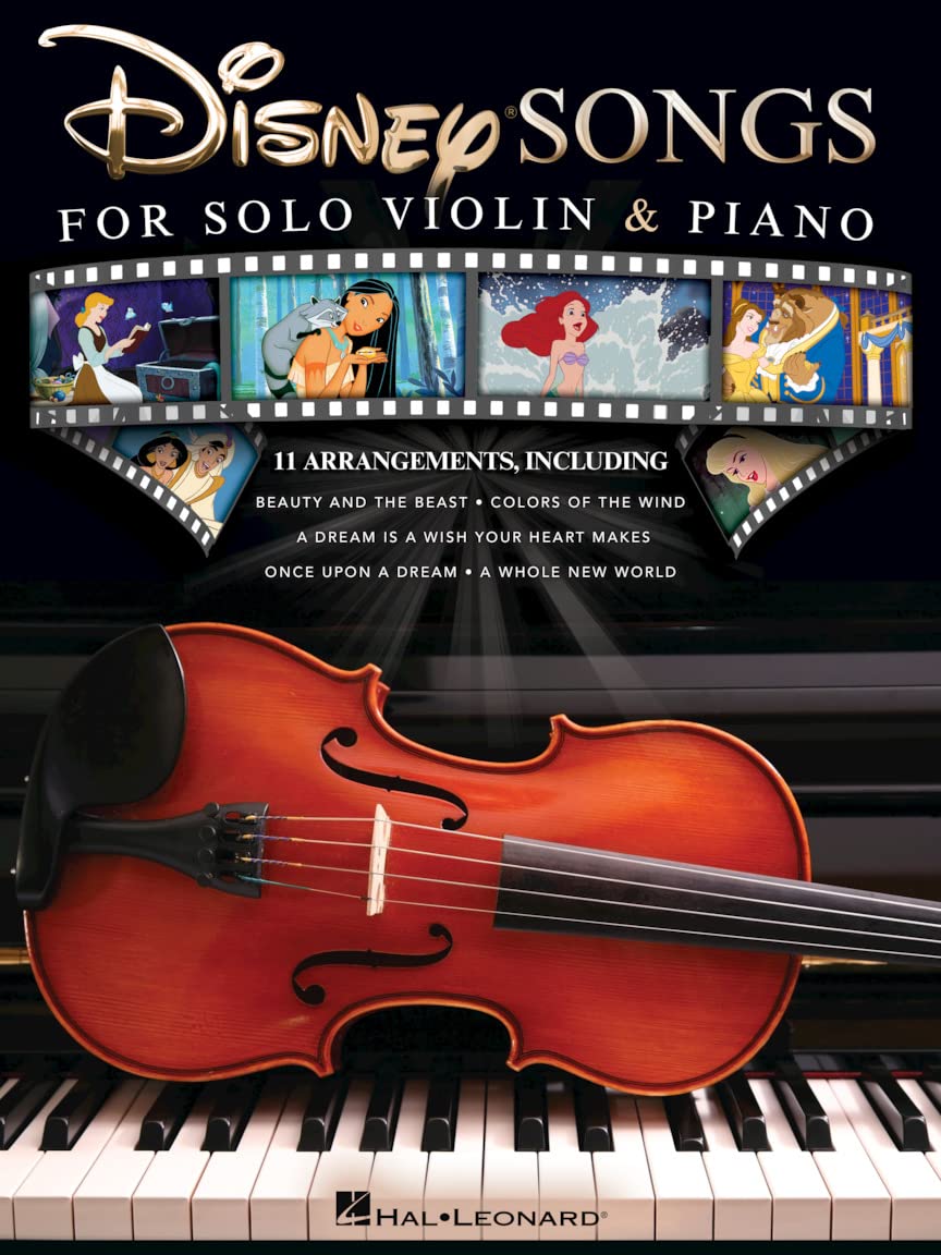 Disney Songs for Solo Violin & Piano: 11 Arrangements