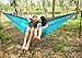 Tempotrek Double Camping Hammock -Best Parachute Hammock - 800LB High Capacity, Lightweight Nylon Portable Hammock for Backpacking, Travel, Beach, Yard. 118