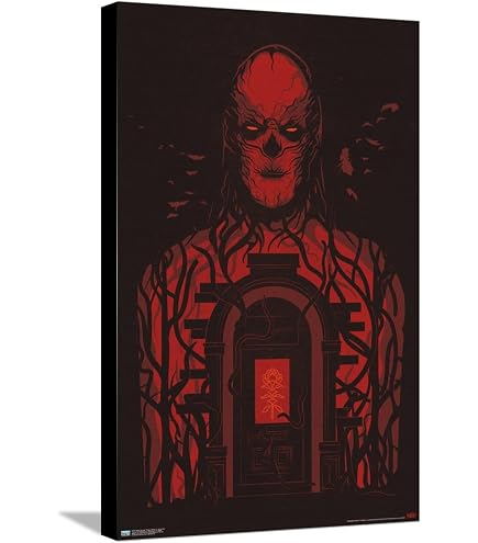 Stranger Things Leinwanddruck 'The Mind Flayer' – 60x80 Cm, Offiziell Lizenziert, Fertig Zum Aufhängen