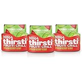 Ninja Thirsti Flavored Water Drops, FRUITI CHILL Strawberry Kiwi, Bold Fruit Flavor, Sparkling or Still, Zero Calories, Zero Sugar, Makes 17, 12oz drinks, 3 Pack, WCFSTKWAM