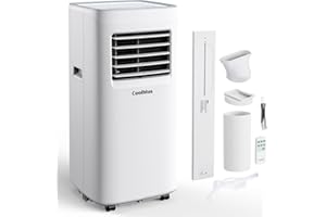 Coolblus Portable Air Conditioners,10000 BTU air conditioner Cools Up to 450 Sq. Ft. 3 in 1 Portable AC with Remote Control,24H Timer, Smart Sleep Mode,Window Installation Kit & Filter Cleaning Brush