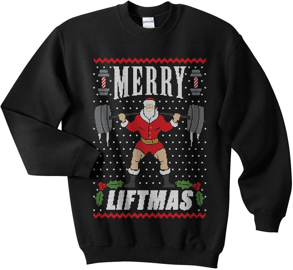 merry liftmas sweater