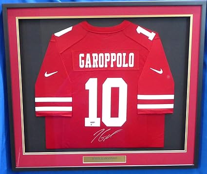 framed 49ers jersey