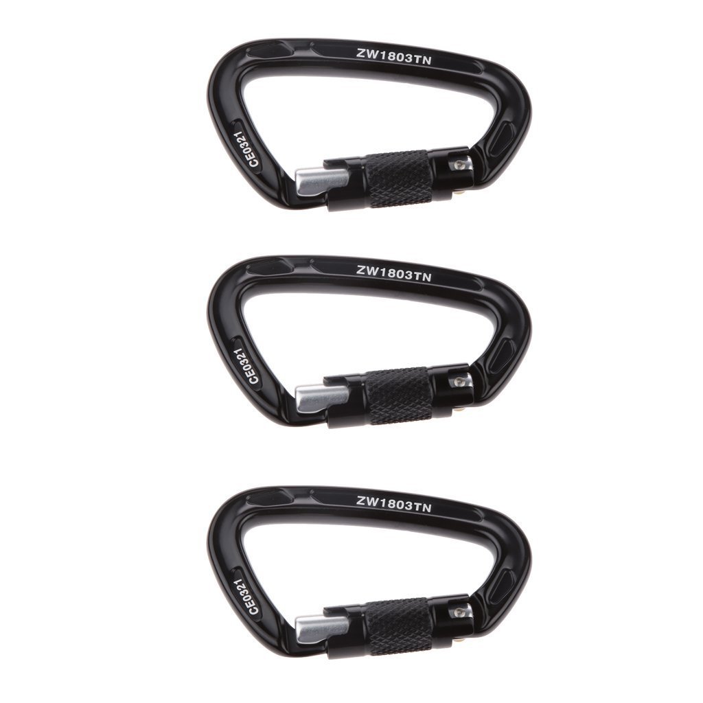 OMUKY 10 Bunte Karabinerhaken Set - Leicht & Stabil Für Schlüssel, Rucksack & Outdoor