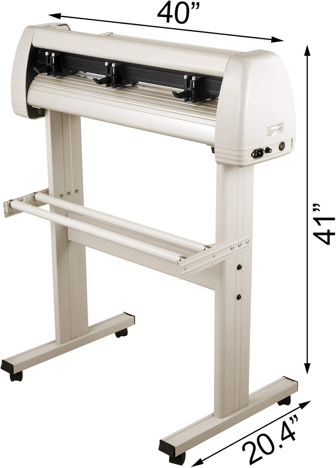 VEVOR Vinyl Cutter 34 Inch Vinyl Cutter Machine with 20 Blades Maximum Paper Feed 870mm Vinyl Plotter Cutter Machine with Sturdy Floor Stand Adjustable Force and Speed for Sign Making (Khaki): Electronics