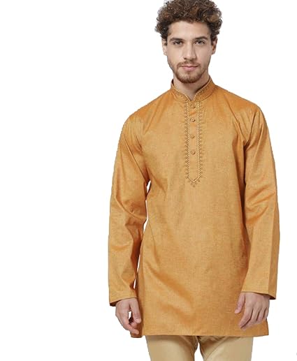 Mandarin Collar Mid Kurta