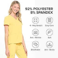 Dagacci Medical Uniform Women and Men Unisex 4-Way