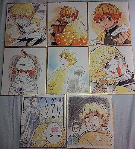 鬼滅の刃 全集中展 ミニ色紙 我妻善逸 色紙帳