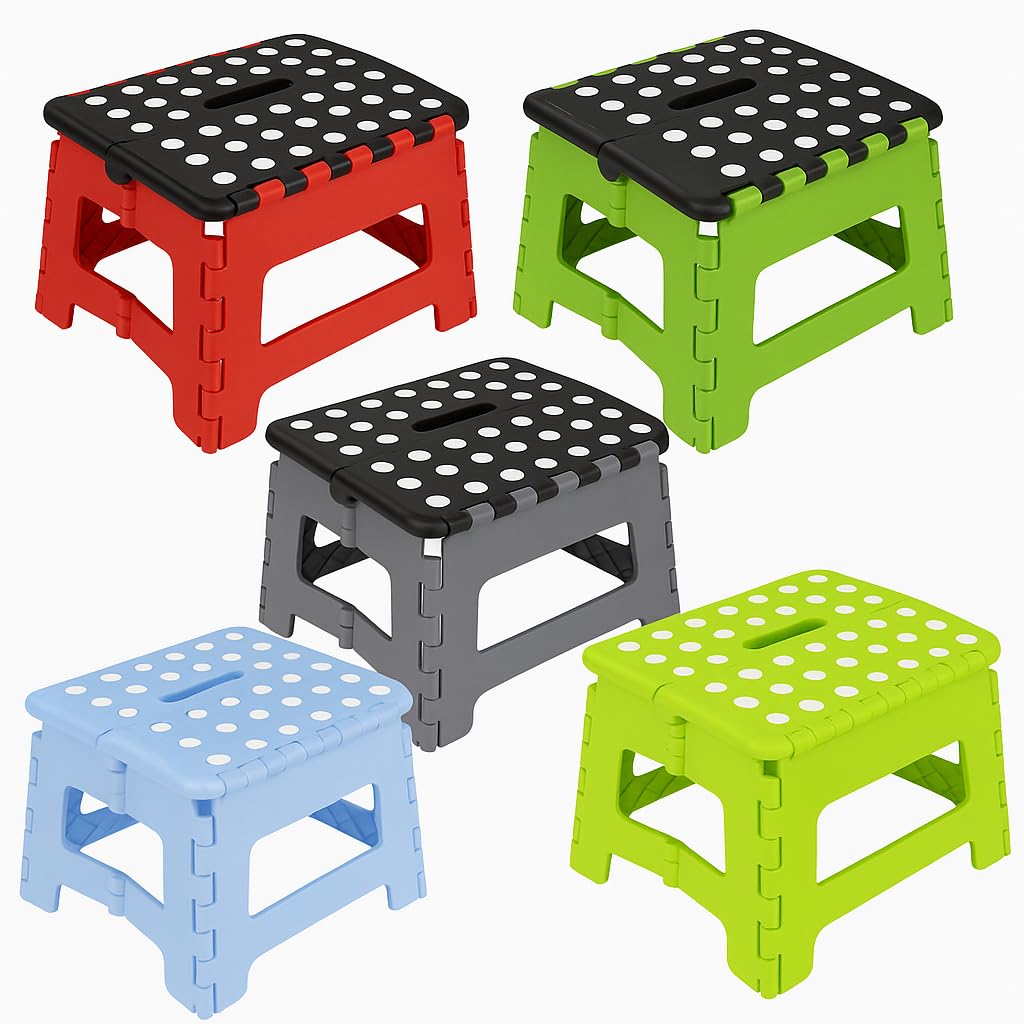 ASAB Folding Step Stool Plastic 150KG Capacity