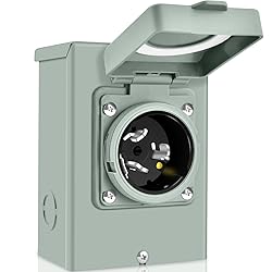 PAULINN 50 Amp Generator Power Inlet Box| NEMA 3R