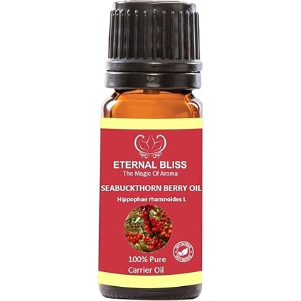 Eternal Bliss Sea buckthorn Cold Pressed Carrier Base Oil (50 ml) - Pure Natural & Undiluted For Skin Care & Hair Care Hair Oil||Sea buckthorn oil||Pure Sea buckthorn oil||Virgin Sea buckthorn oil