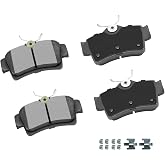 cciyu D627 Brake Pads w/Hardware Rear Disc Brake Pad Set | Fit For Ford For Mustang 1994-2004