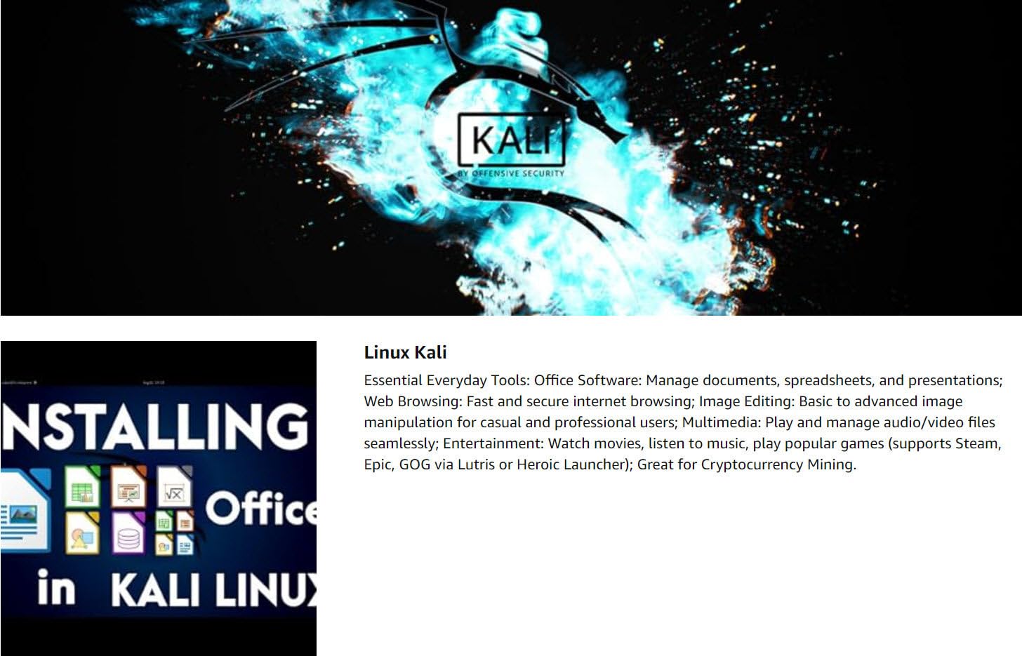 Kali Linux OS for Hackers - Bootable Live Install USB Flash Thumb Drive - Cybersecurity Hacking Tools and Penetration Testing