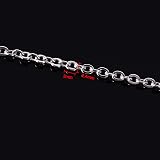 Outus 12m Stainless Steel Cable Chain 2.4mm Silver for Jewellery DIY view 3