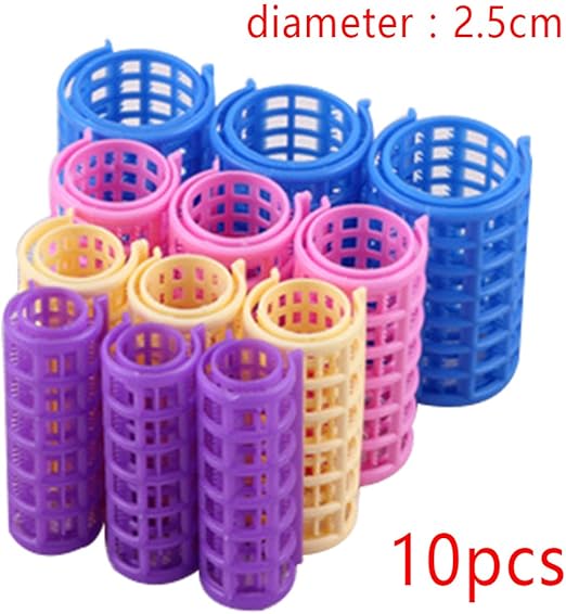 DIY Plastic Hair Roller Pro Salon Hairdressing Curlers Clips Compatible