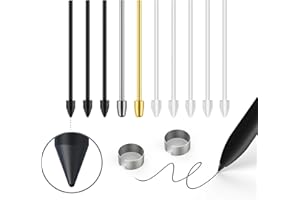 NWANTF Soft/Metal Nibs/Tips Replacement for Samsung Galaxy Tab S10+/S10 Ultra S9/S9FE+/S9 Ultra/S8/S8+/S8 Ultra/S7/S7 FE/S6/S6 Lite/S22/S23/S24 Ultra S Pen，Tips+Clip+Organizer