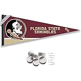 Florida State FSU Noles Pennant Flag and Wall Tack Mount Pads