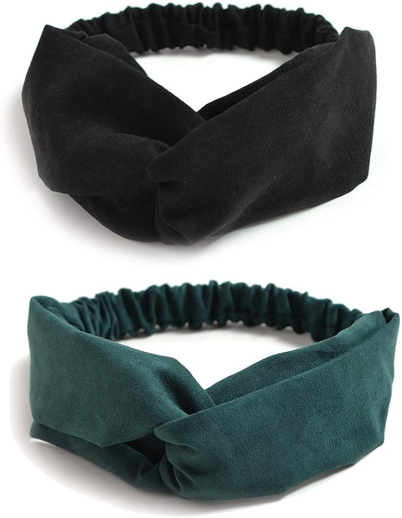 10 Pack Women's Headbands Boho Flower Printing Twisted Criss Cross Elastic Hair Band Accessories B at  Women’s Clothing store