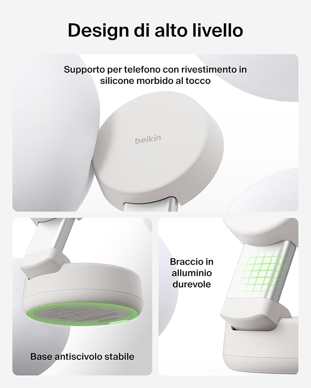 UltraCharge Pro Caricatore Wireless Qi2 25W 2 in 1 - Beige