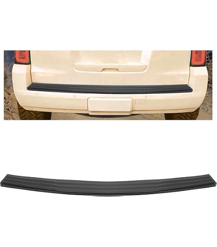MBI AUTO Textured Black Rear Bumper Step Pad - Fits 2007-2014 Chevy Suburban, Tahoe & GMC Yukon