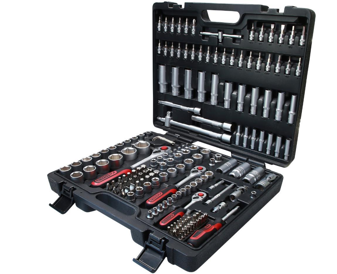KS Herramientas Juego de herramientas clasico Set de 179 piezas de 1/4