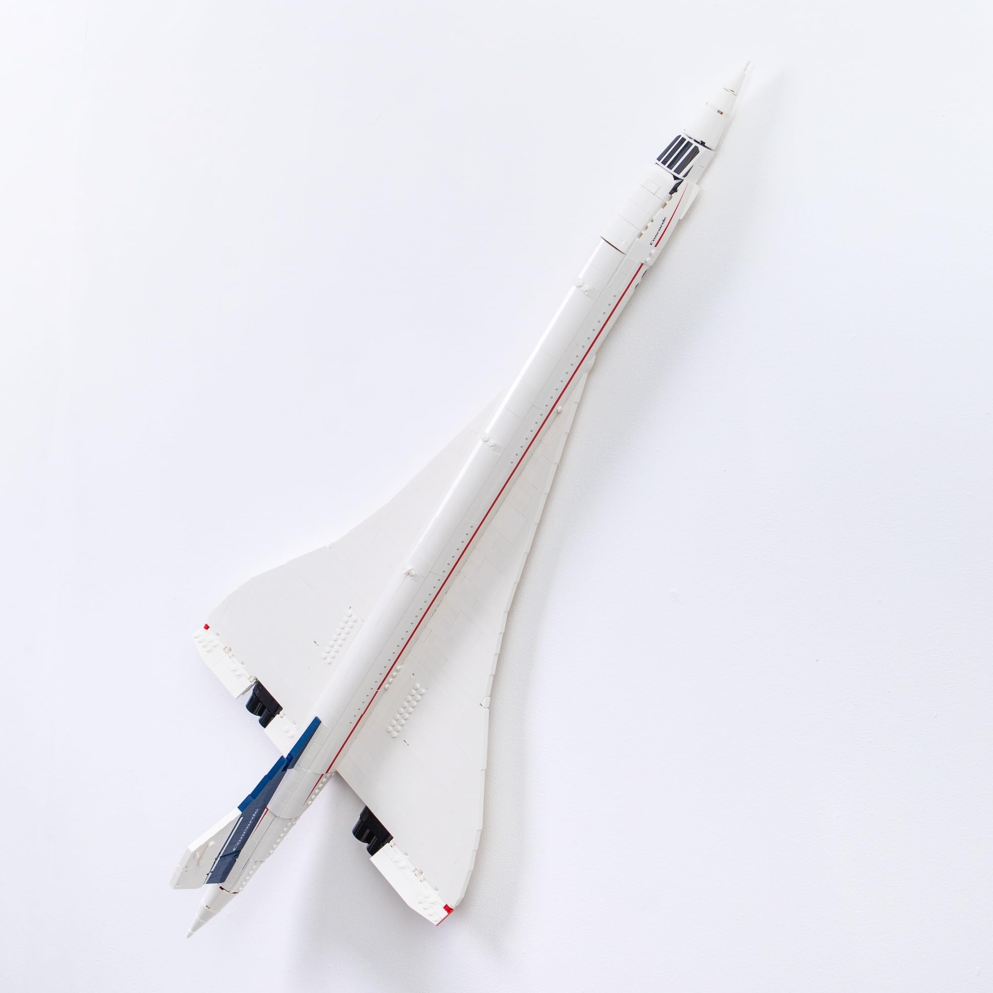 Brickify Wall Mount Hook for Lego 10318 Concorde Icons Set – Flat-Facing Wall Mount Display to Securely Display Your Model