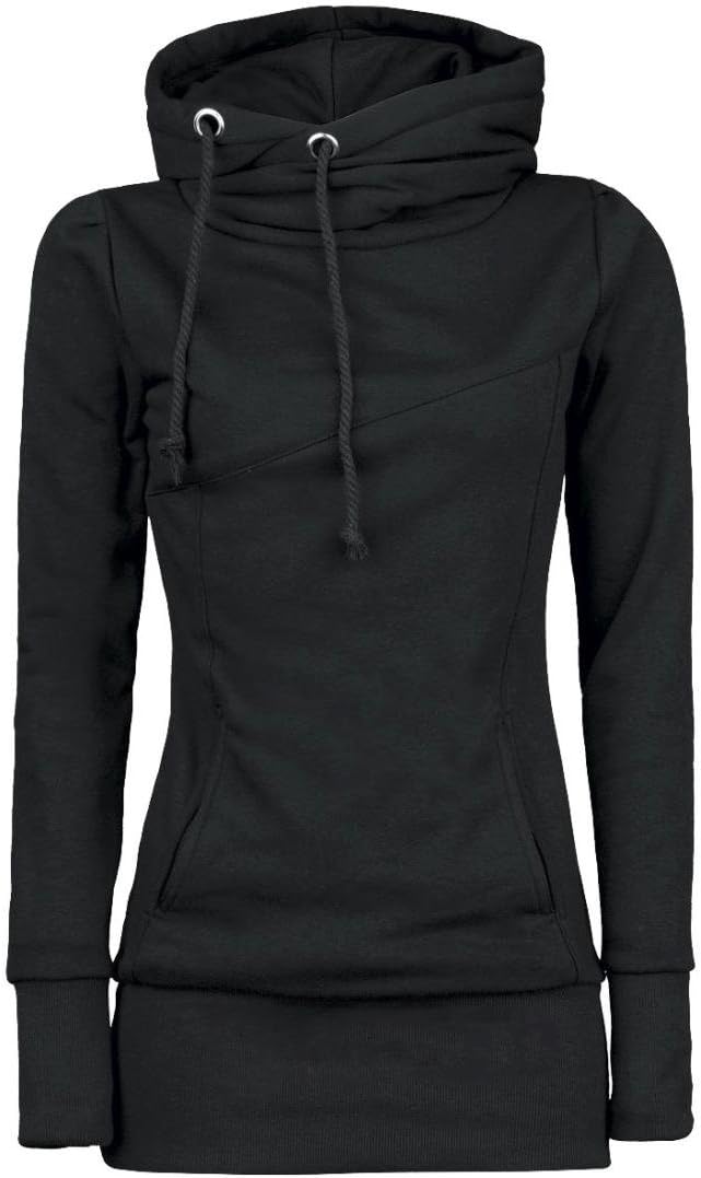 Women Sweater,Neartime Loose Pullover Long Sleeve Outfit Warm Sweatshirt (M, Black)
