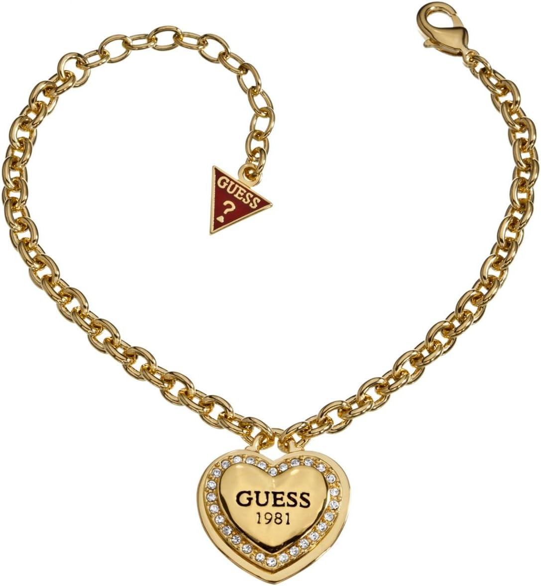 Guess Women Gold Statement Bracelet of Length 20cm UBB10406 Buy Online