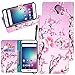 Blu Studio XL2 Case,Harryshell(TM) Kickstand Flip PU Wallet Leather Protective Case Cover with Card Slot & Wrist Strap for Blu Studio XL 2 S0270UU (B-5)