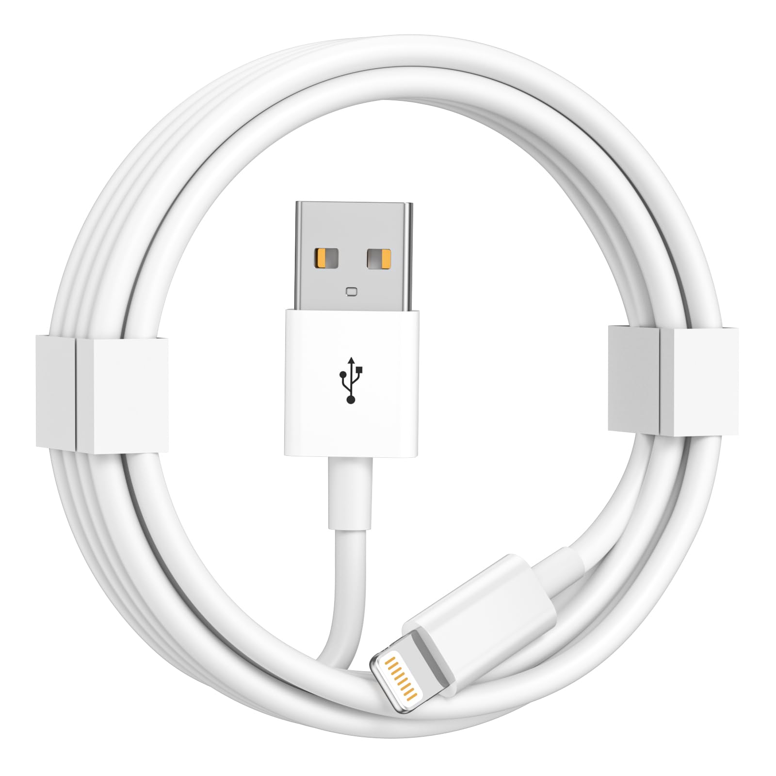Photo 1 of finekeep Car Carplay Cable?USB A to Lightning Cable 3FT for iPhone 14 13 12 11 Pro Max XR XS X 8 7 6 Plus SE Charger Cord ?Car Charging Cable?White?