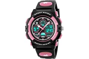 Bomieux Kids Watch, Boys Watches Ages 5-15, Analog Digital Watch for Kids Watch Boys Girls, Kids Waterproof Watch with Alarm Clock Stopwatch Wrist Watch, Birthday Gifts and Christmas Gifts