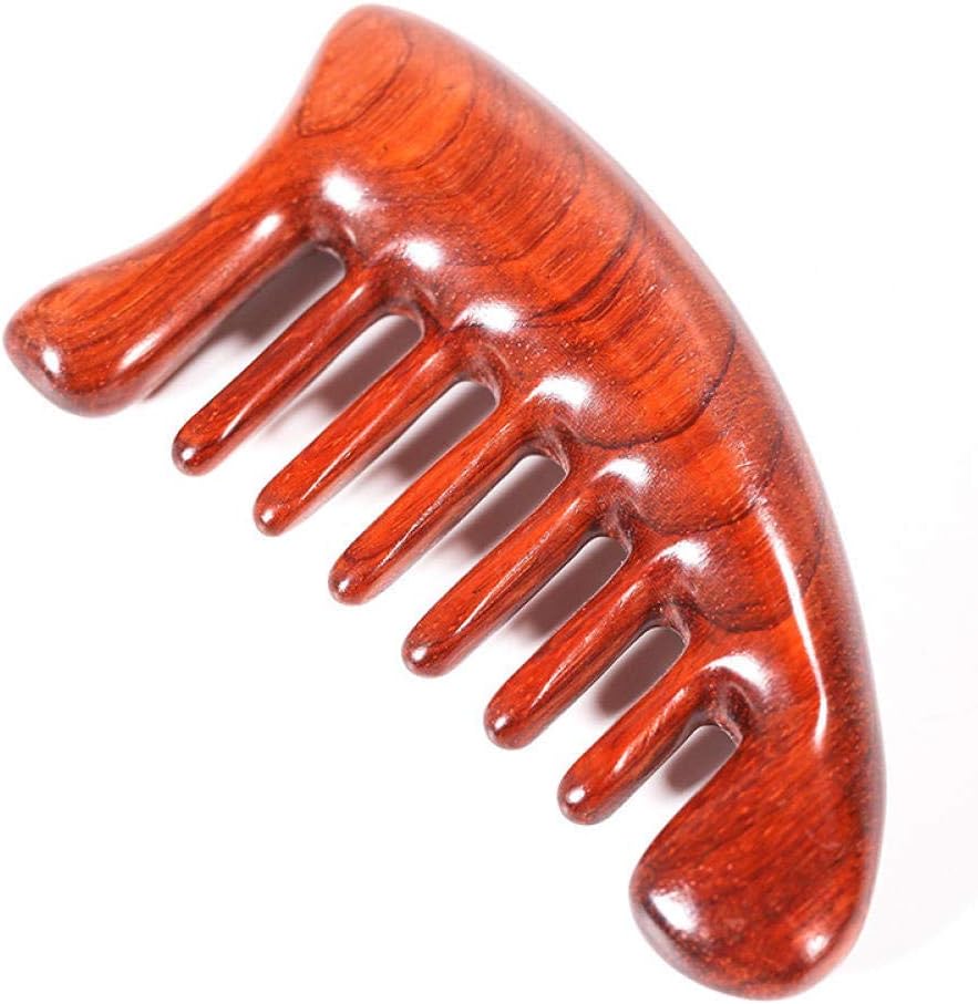 Hair Comb Hair Comb for Detangling，Rosewood Comb_Rhino Horn Rosewood