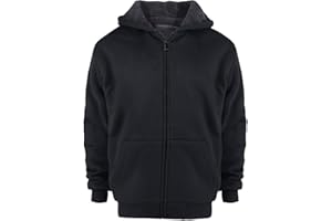 GARY COM Sherpa Lined Boys Hoodie Full Zip Fleece Warm Youth Big Long Sleeve Child Sweatshirts